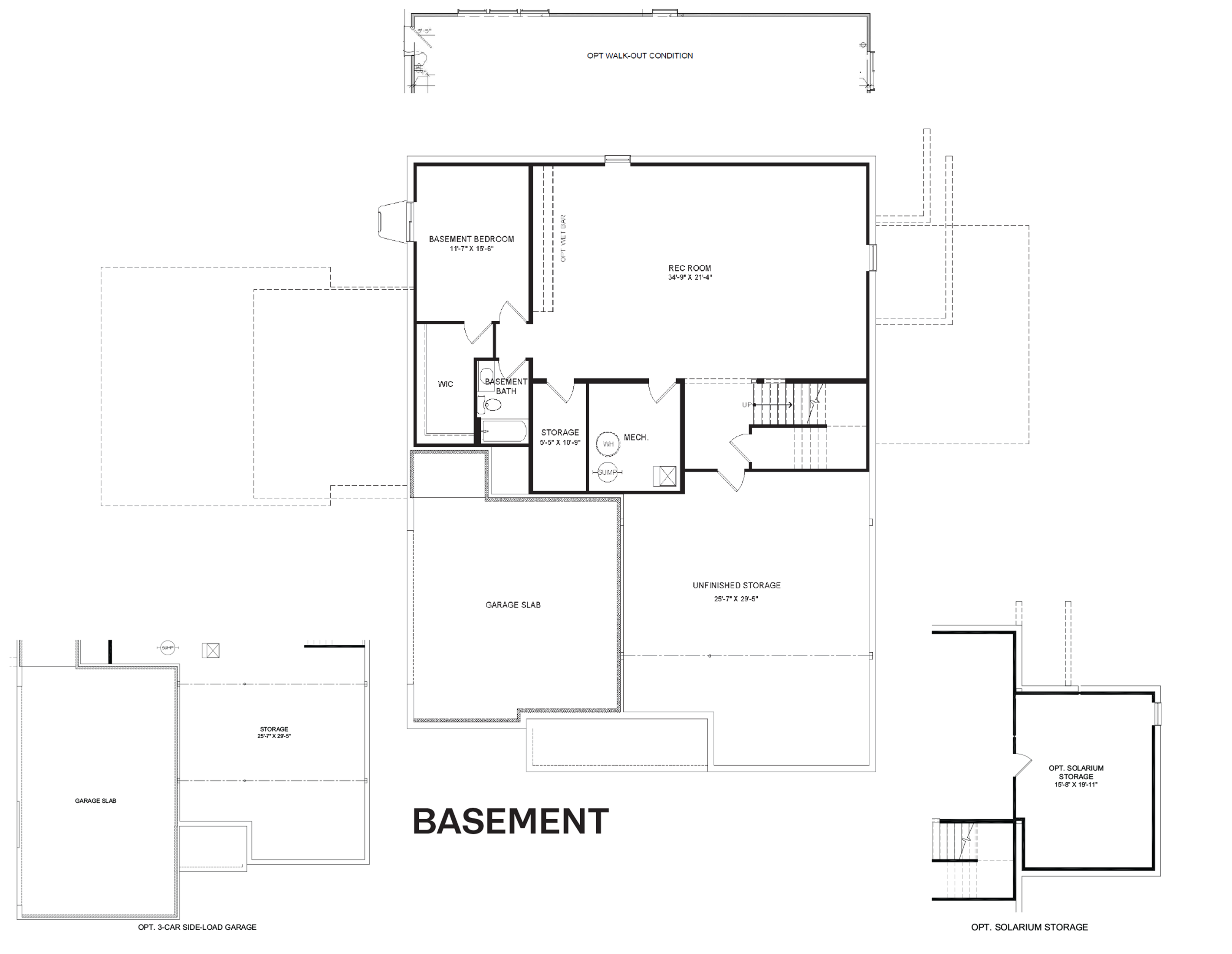 Hampton II Floorplan Basement