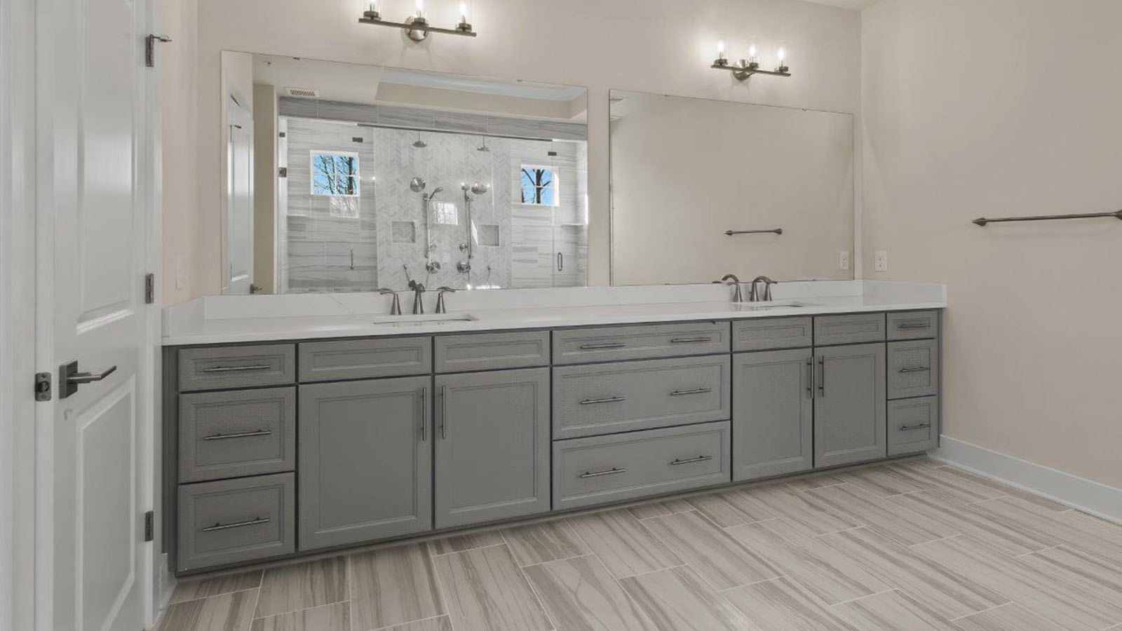 master bathroom with spacious vanity