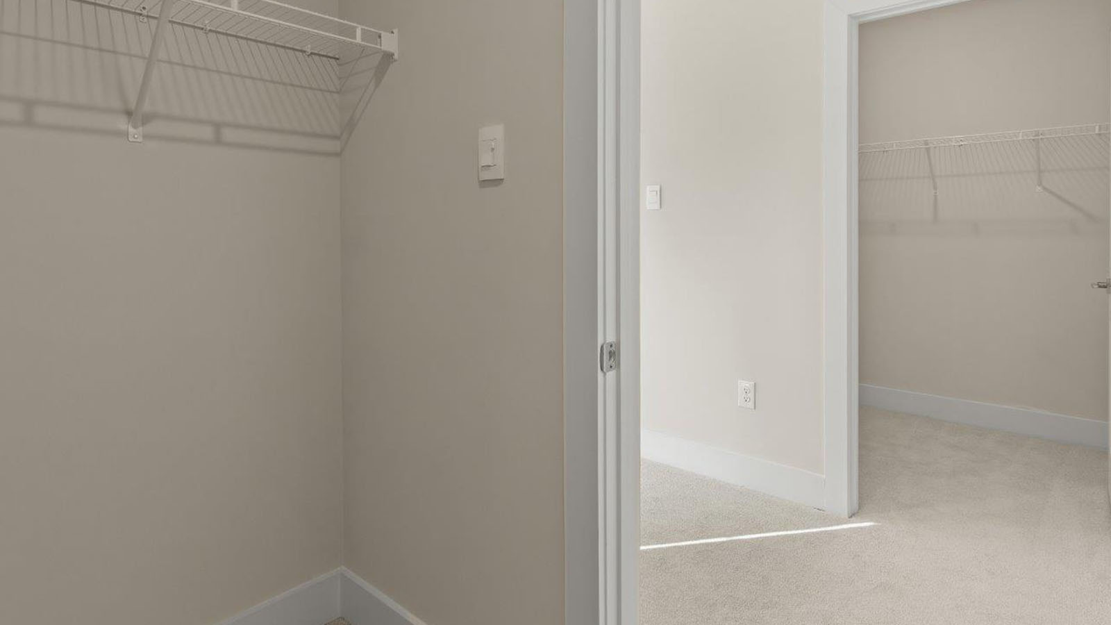 walk-in closets