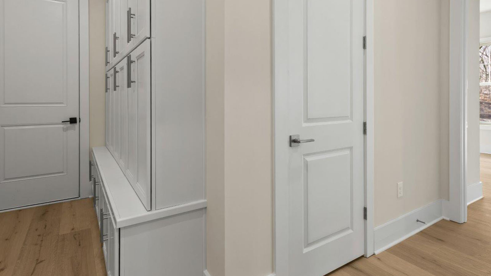 entrance from garage