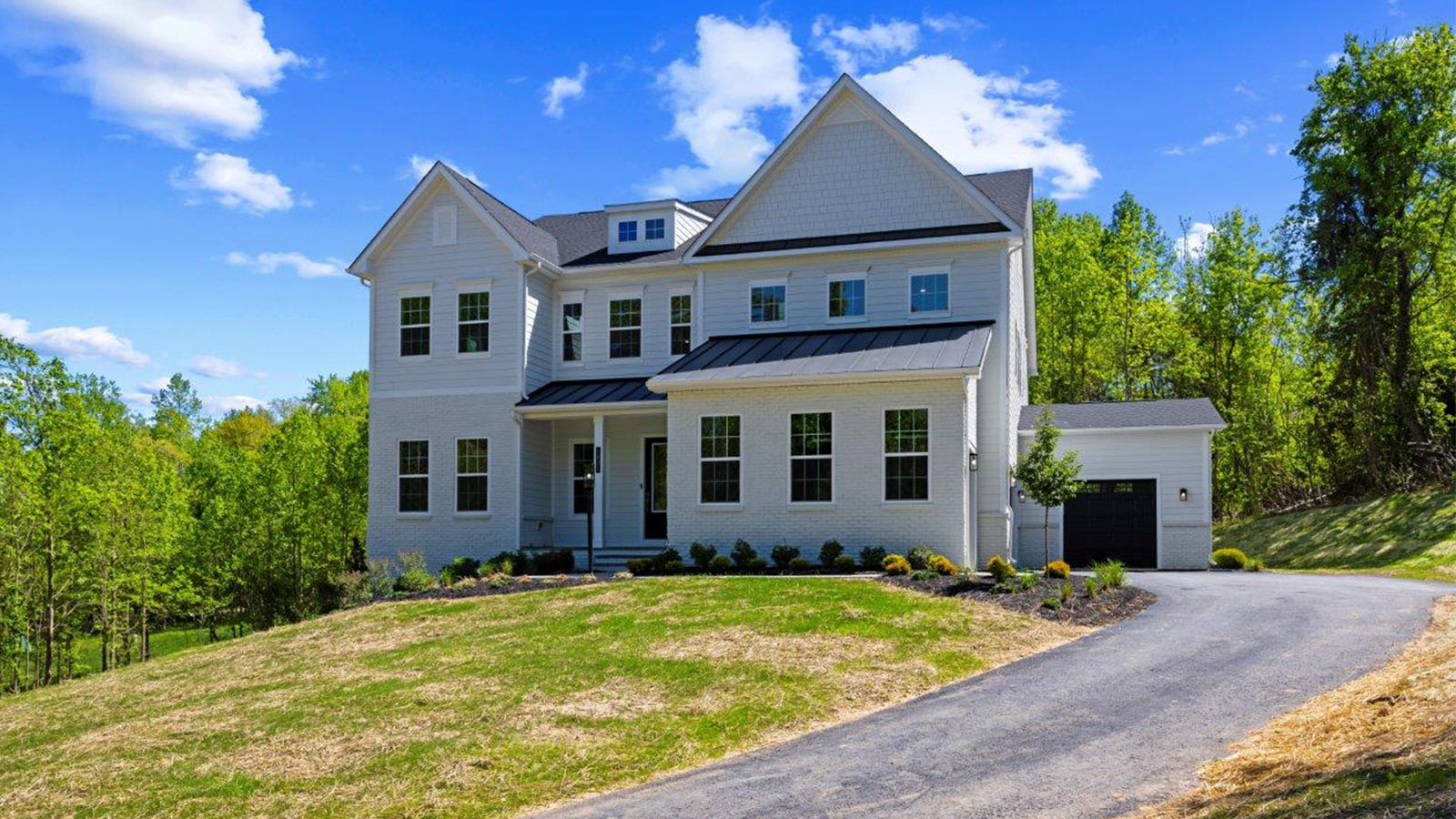 large homesite with stonework