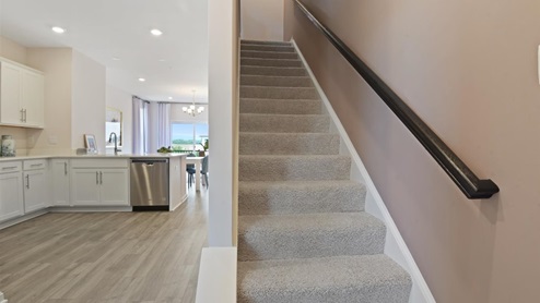 stairs to upper level