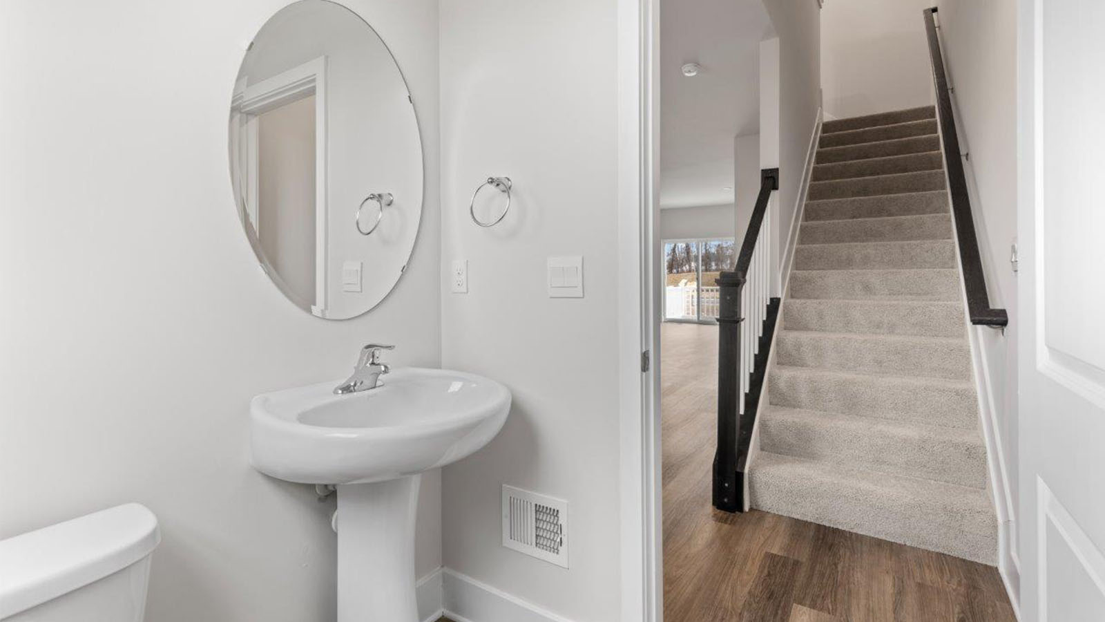 half bath on main level