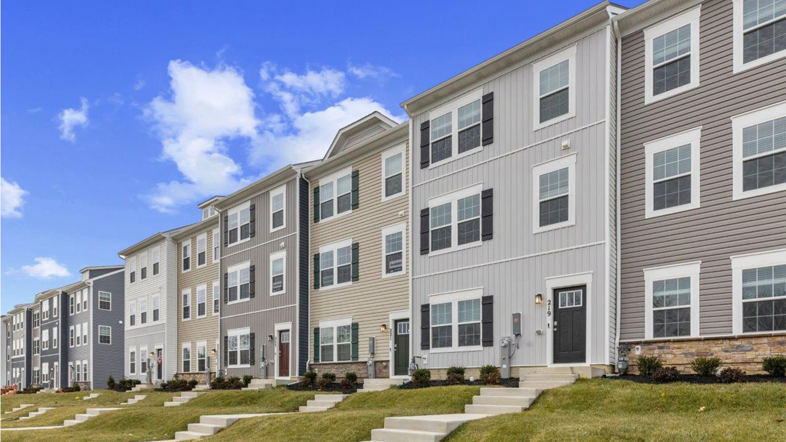 three story townhome
