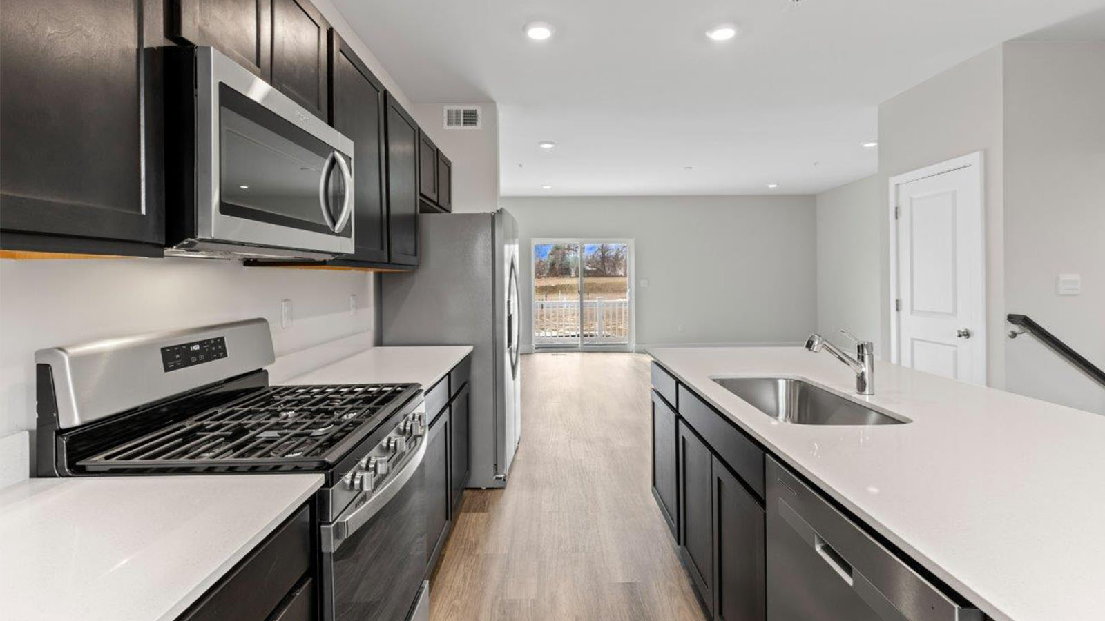 dark cabinets