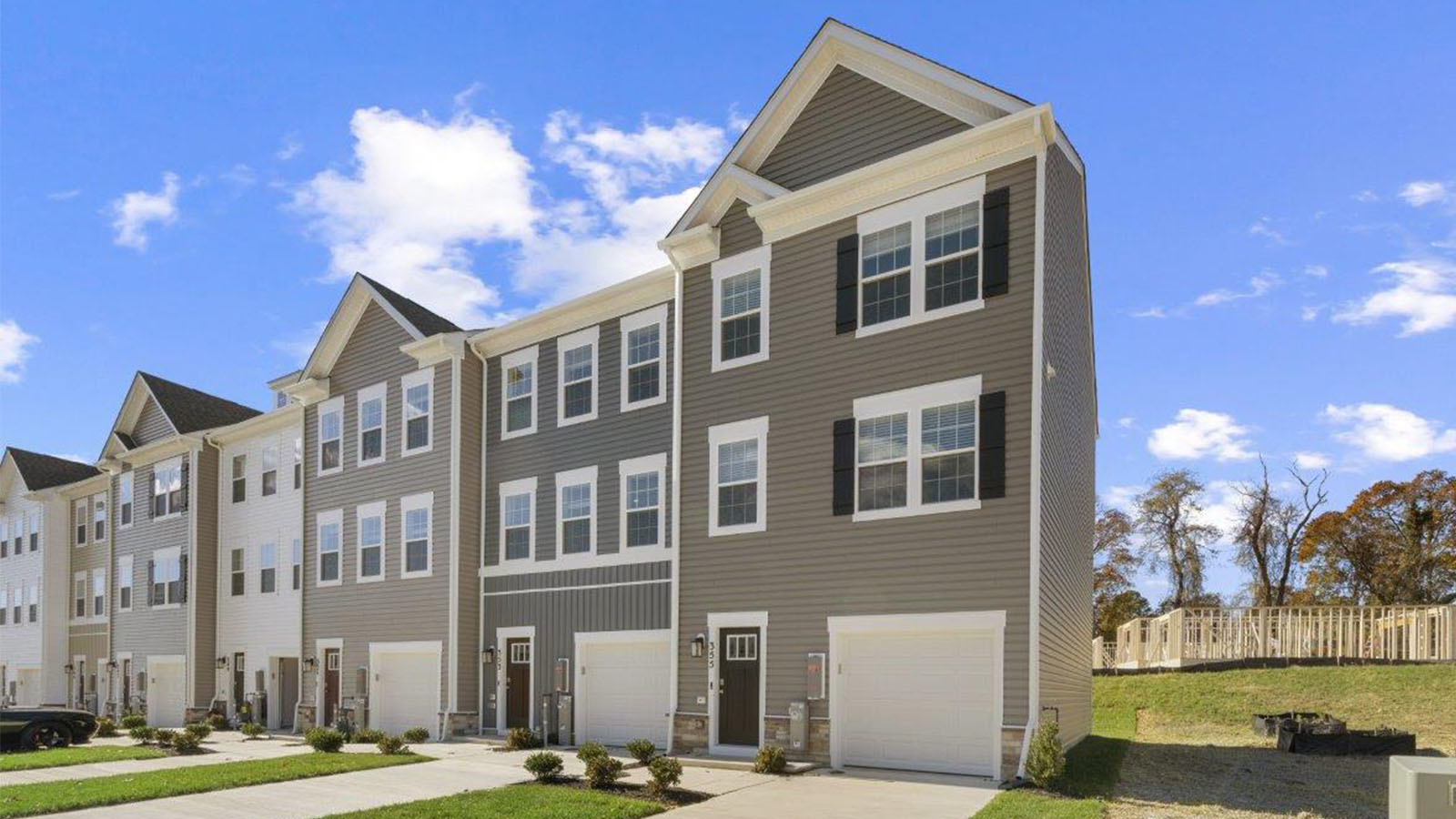 three story townhome