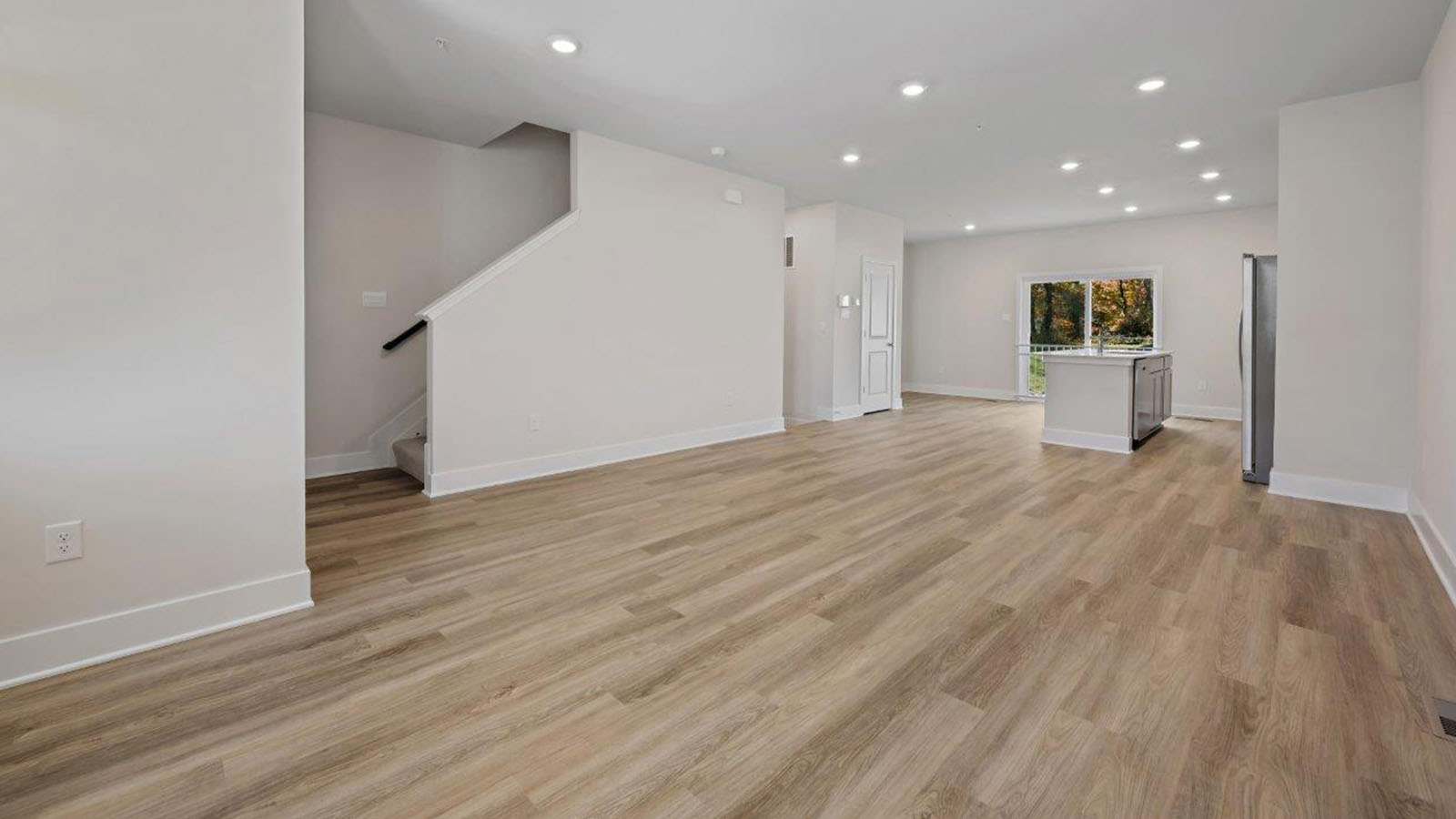 open concept living room