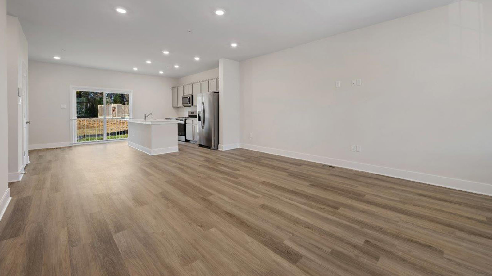 open concept living room
