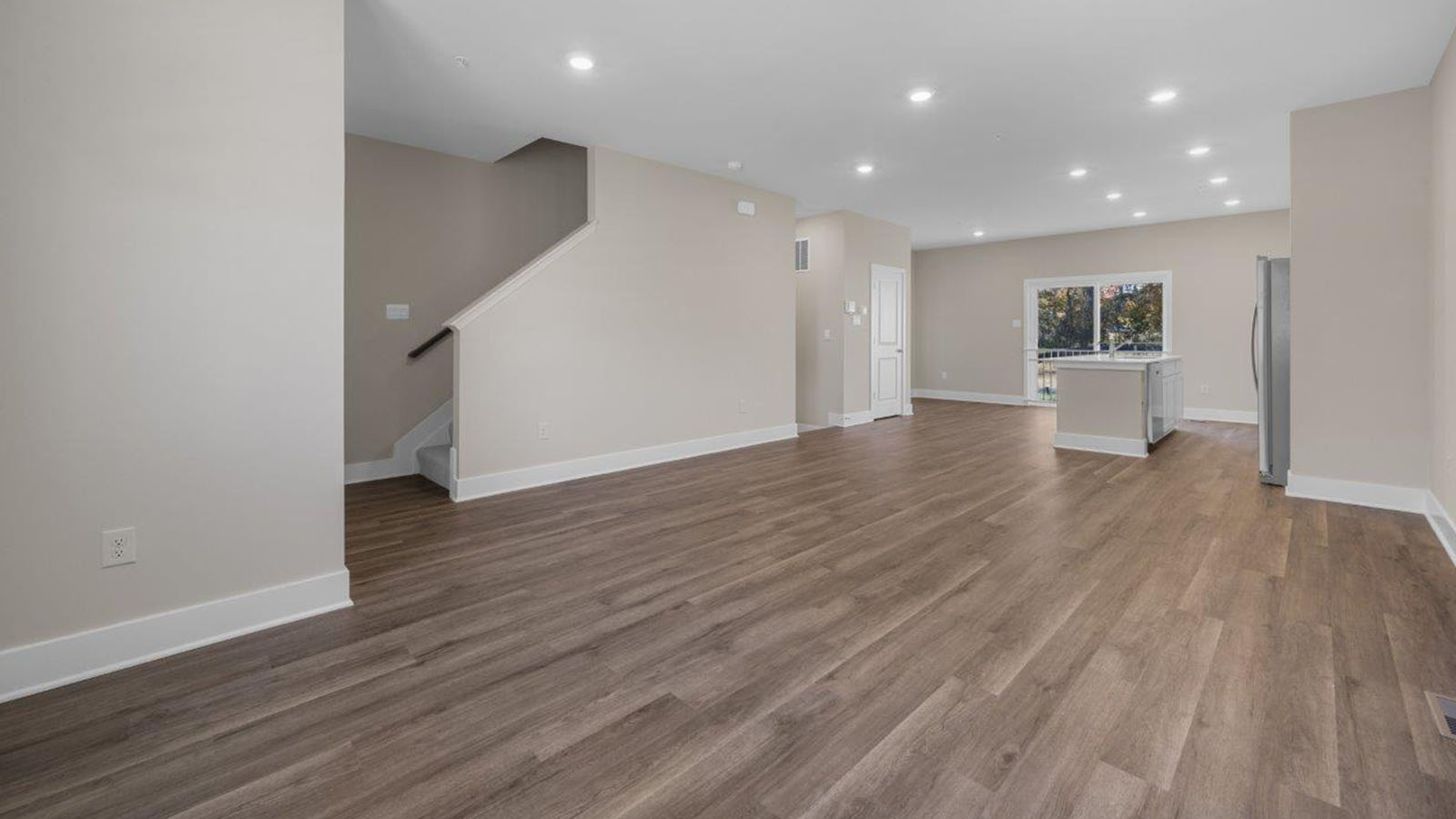 open concept living room