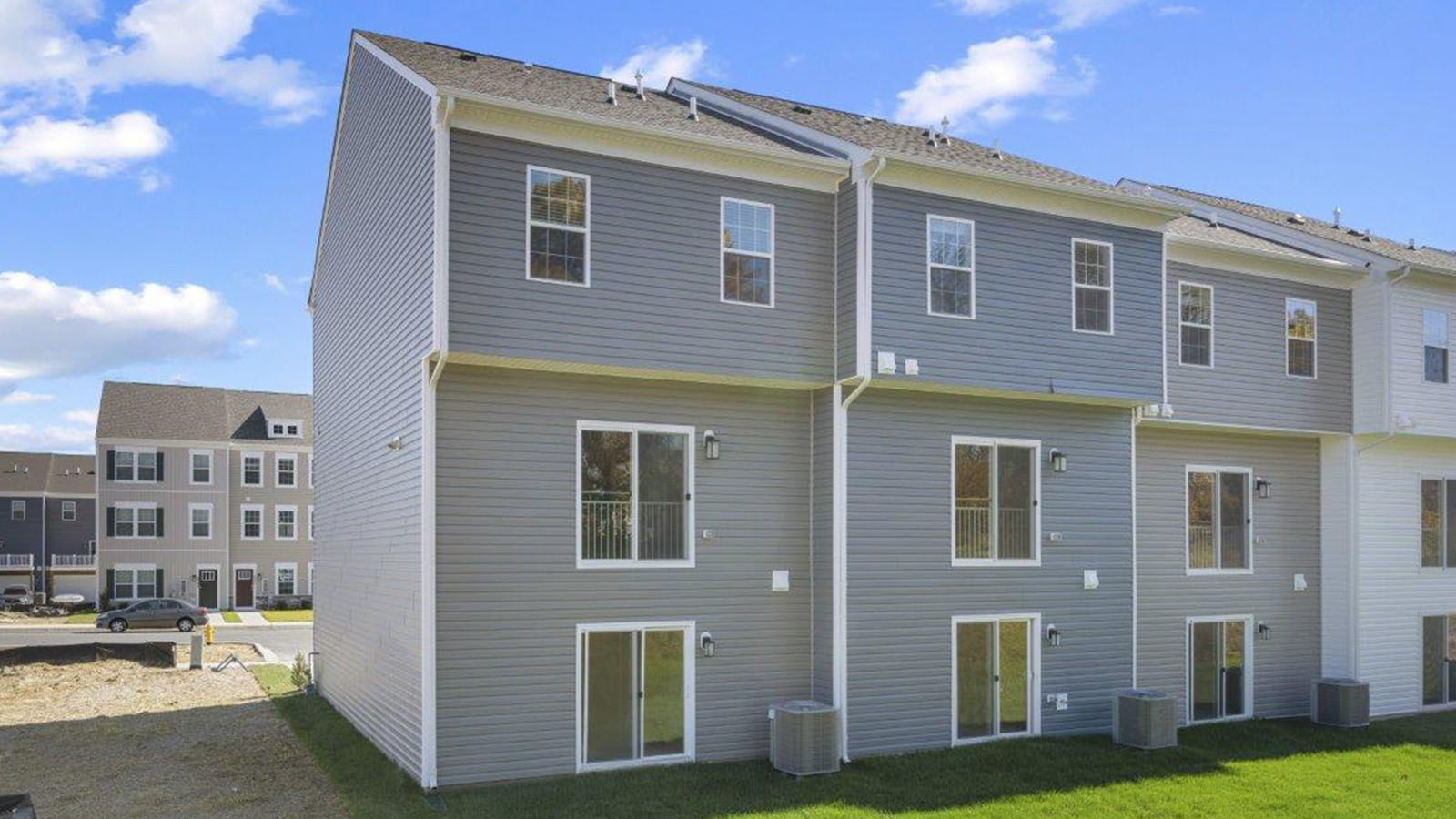 rear of home