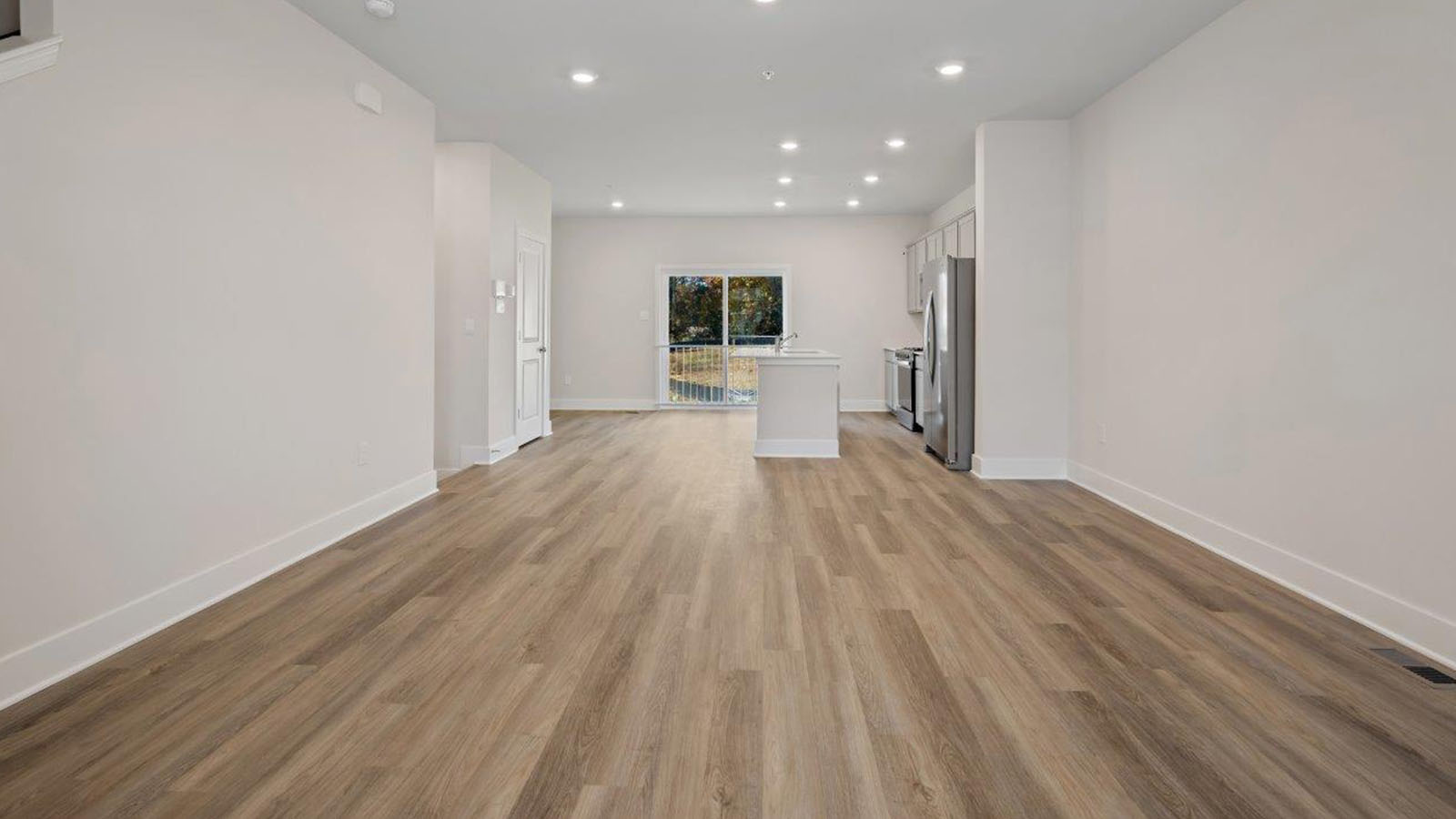 luxury vinyl plank throughout main level