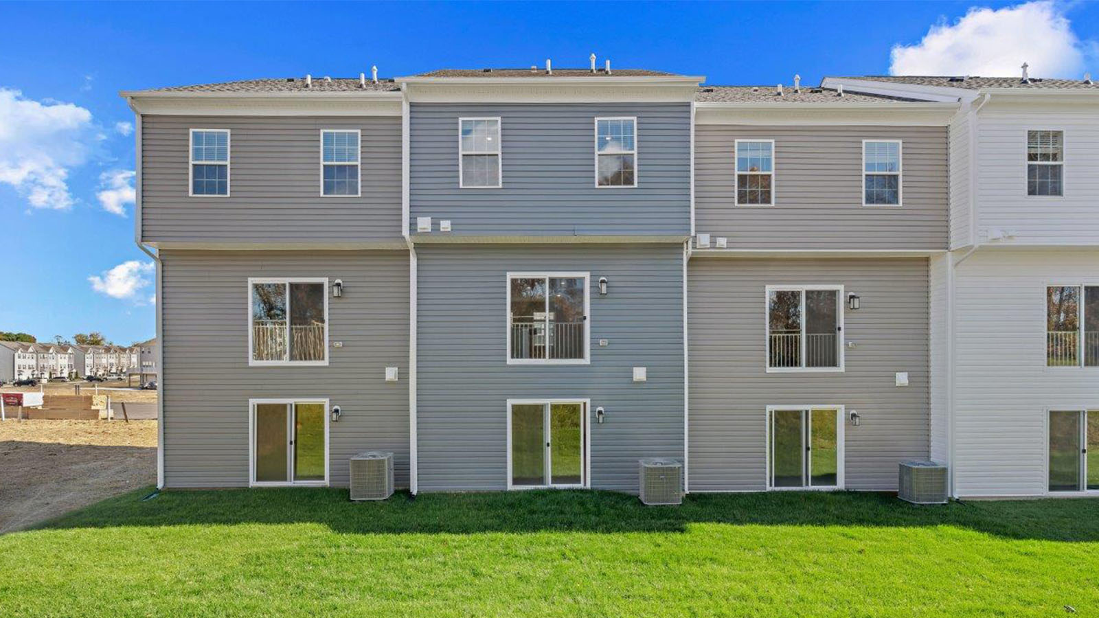 rear of home