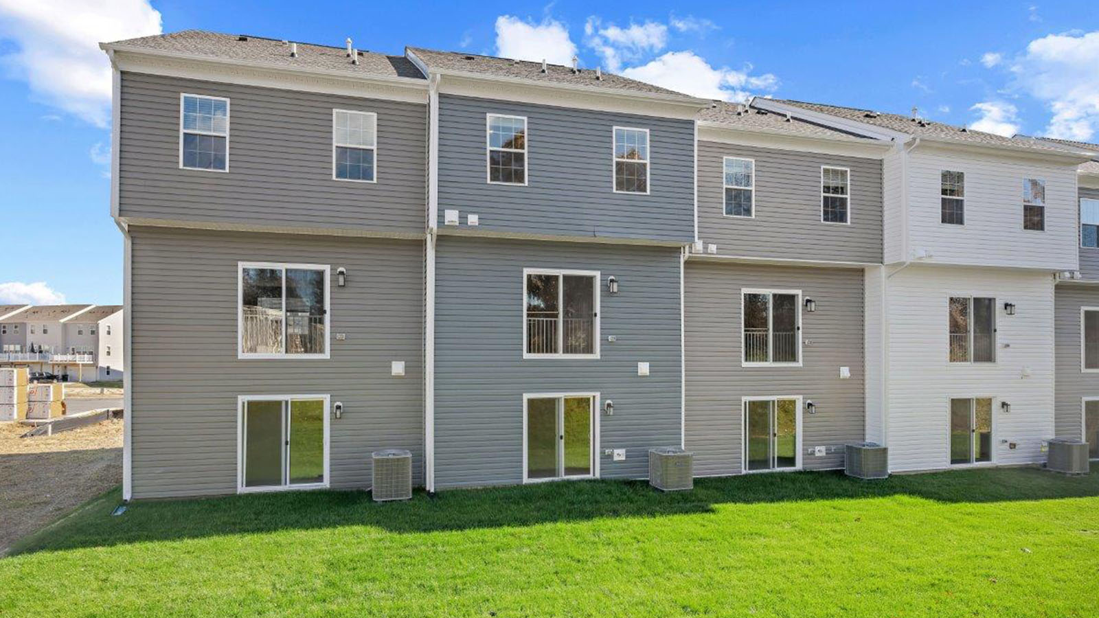 rear of home