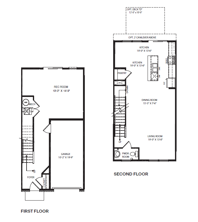 lower level and main level