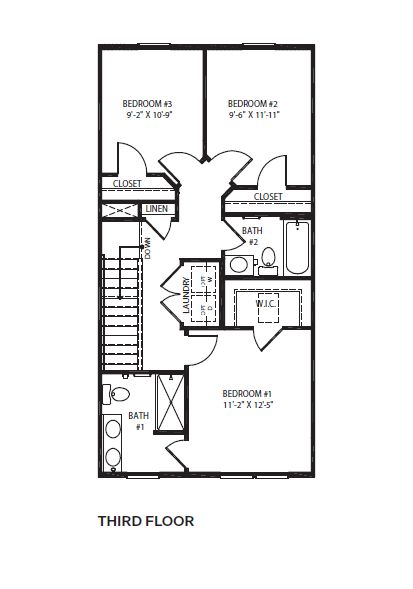 upstairs