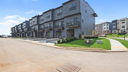 rear of townhome