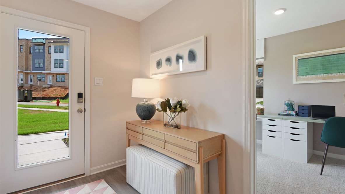 entrance leading to front flex room