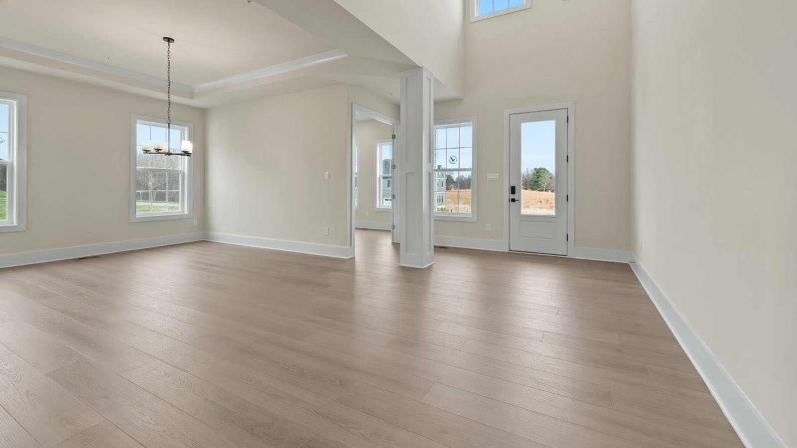 open concept entrance