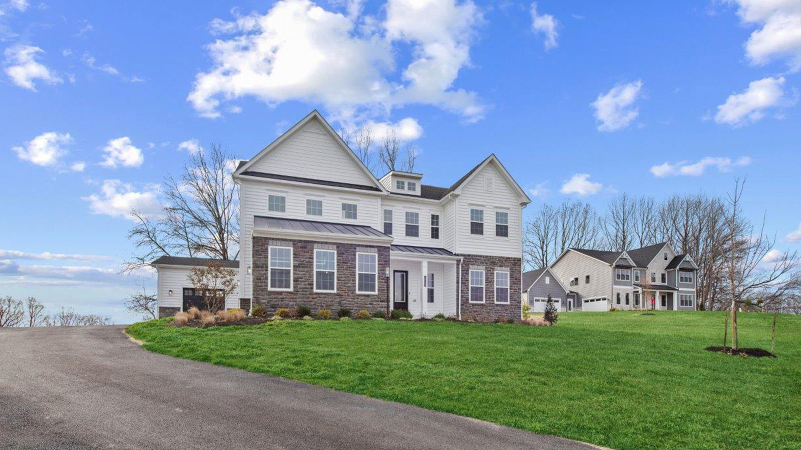 exterior with stone detail