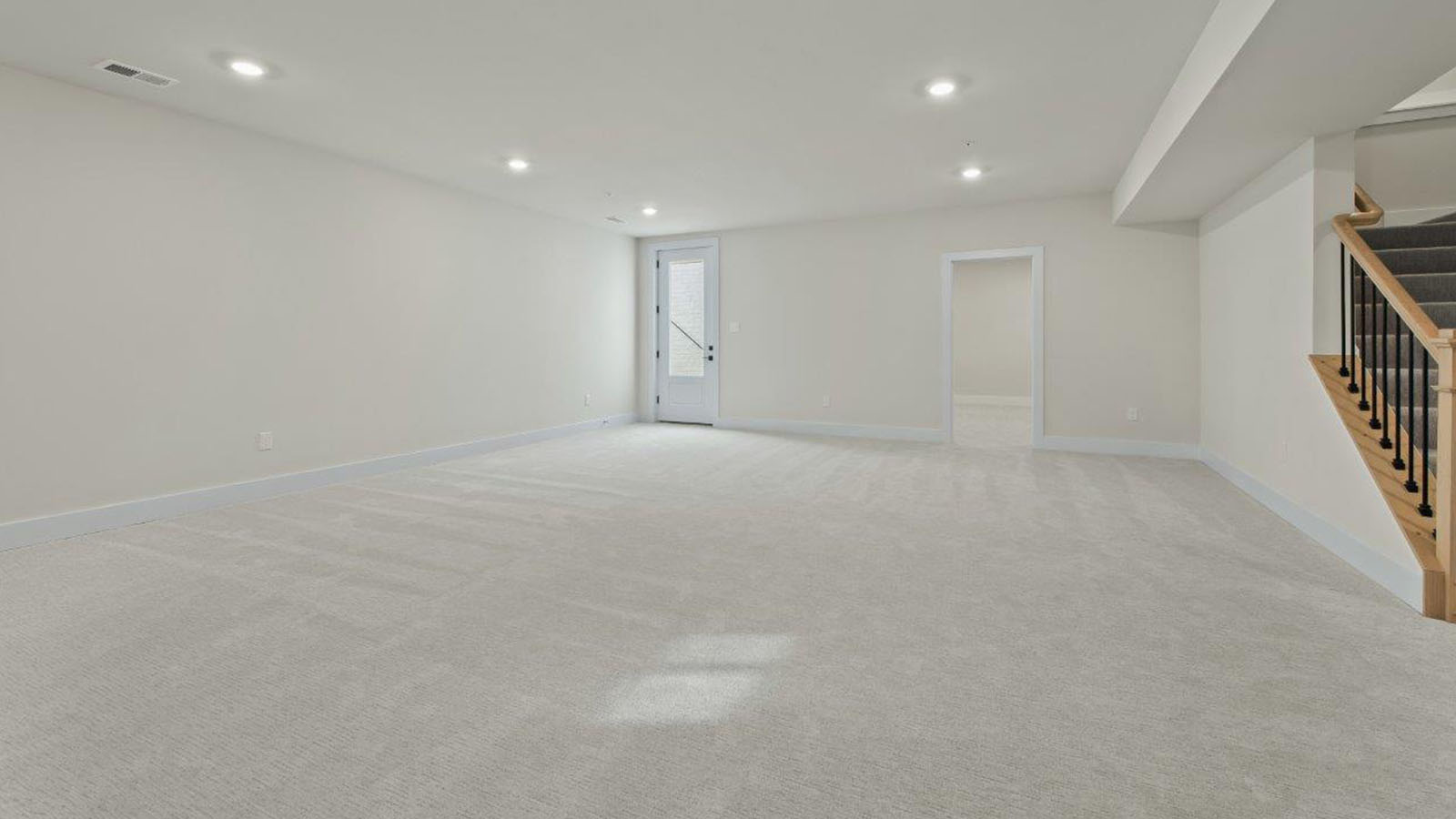 finished basement rec room