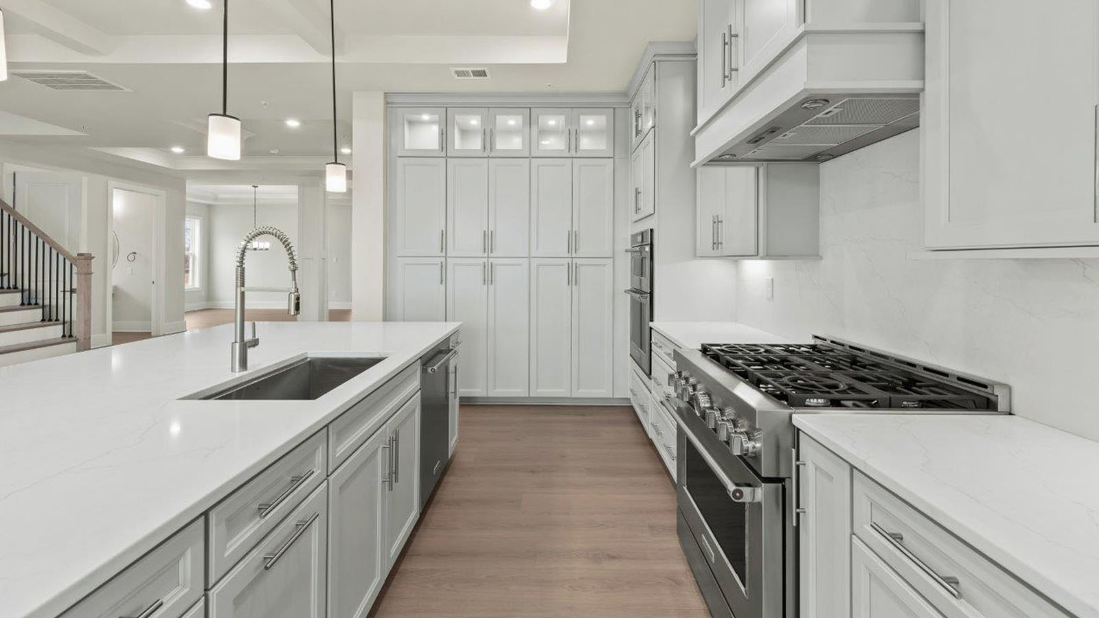 upgraded stainless steel appliances