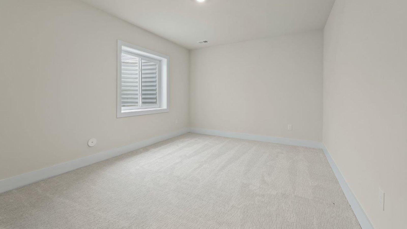 finished basement bedroom