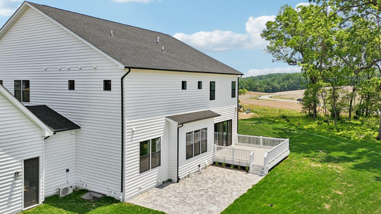 rear view exterior home