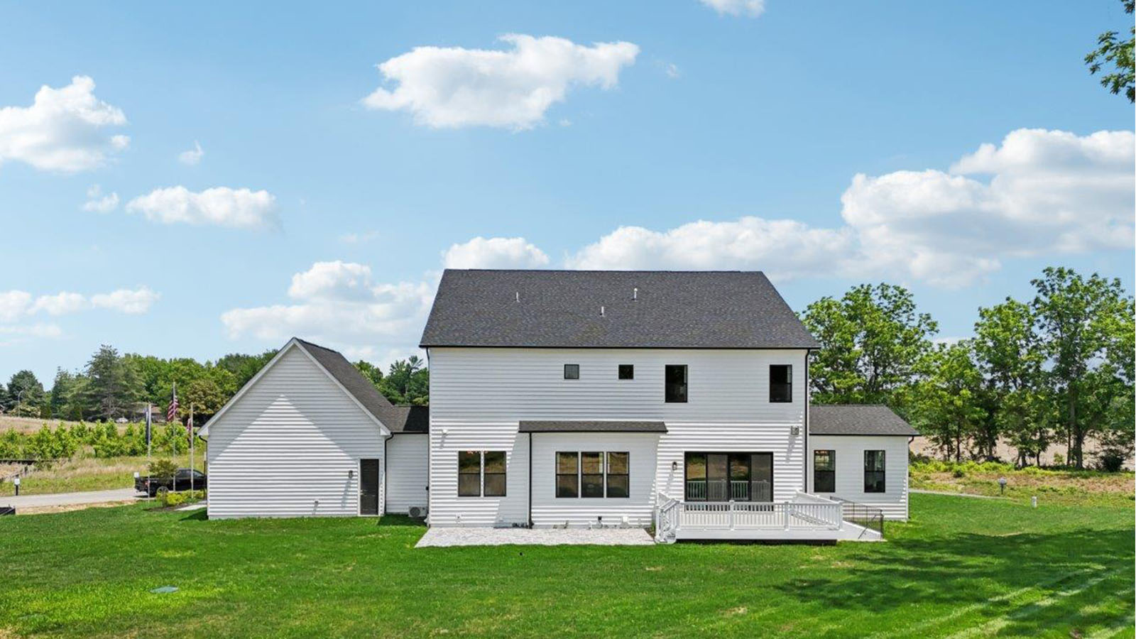 rear view exterior home