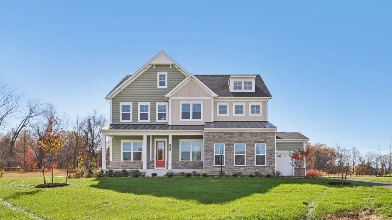 front elevation with porch