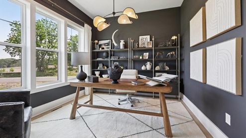 front office with french doors
