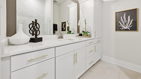 first floor full bathroom with glass shower