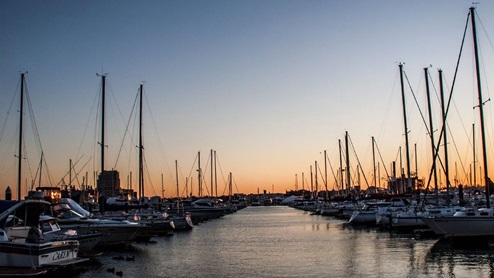 boats on dock