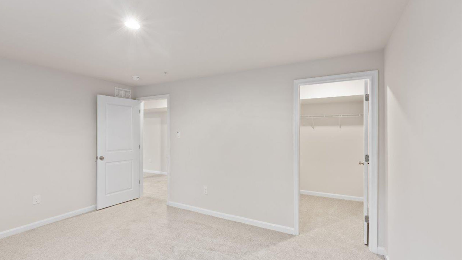 finished basement bedroom