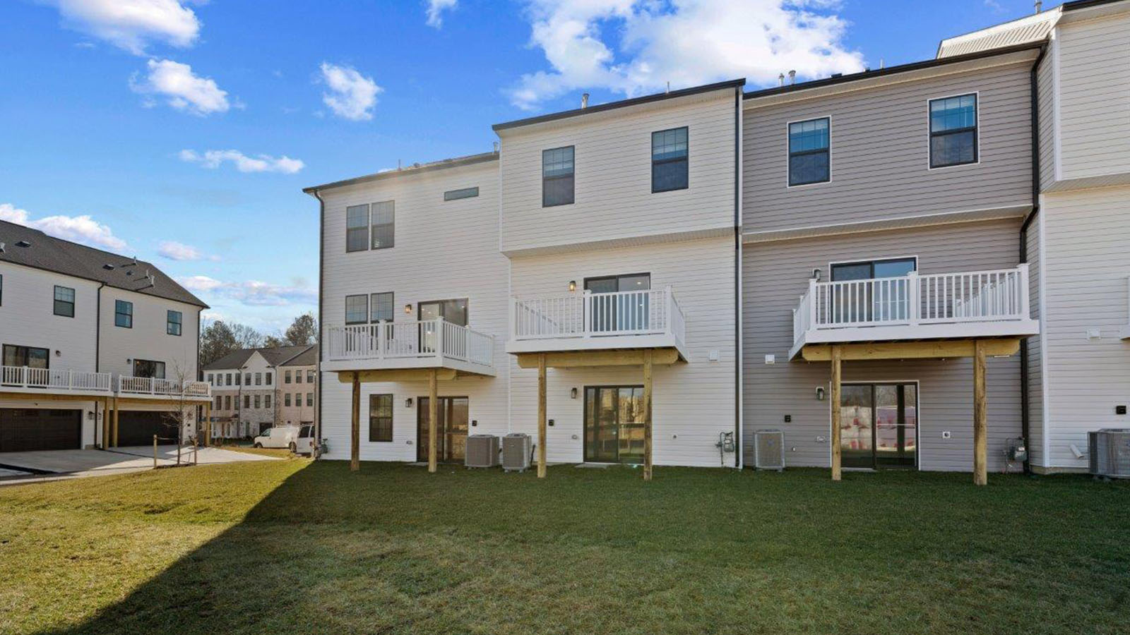 rear of home