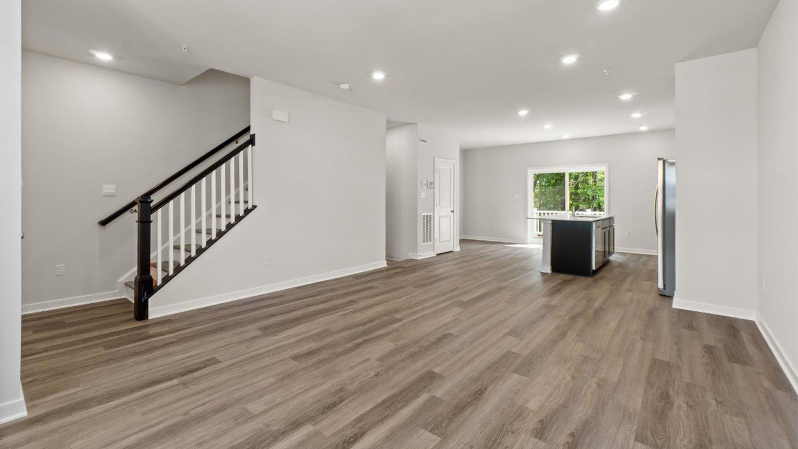 open concept living room