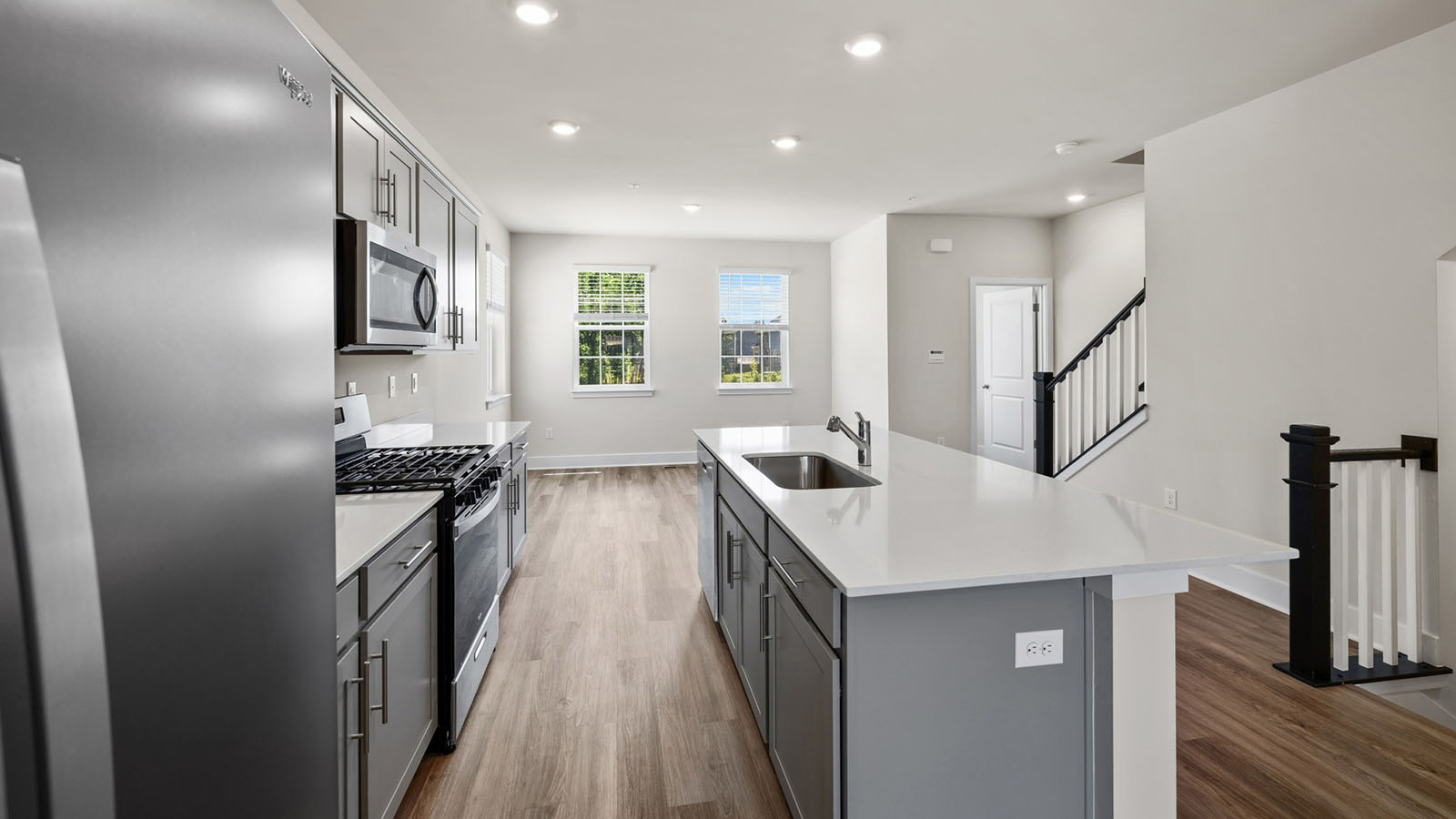 kitchen with stainless steel appliances