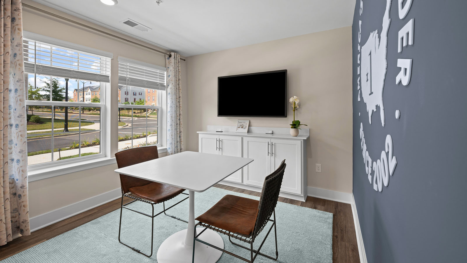 lower level rec room or den