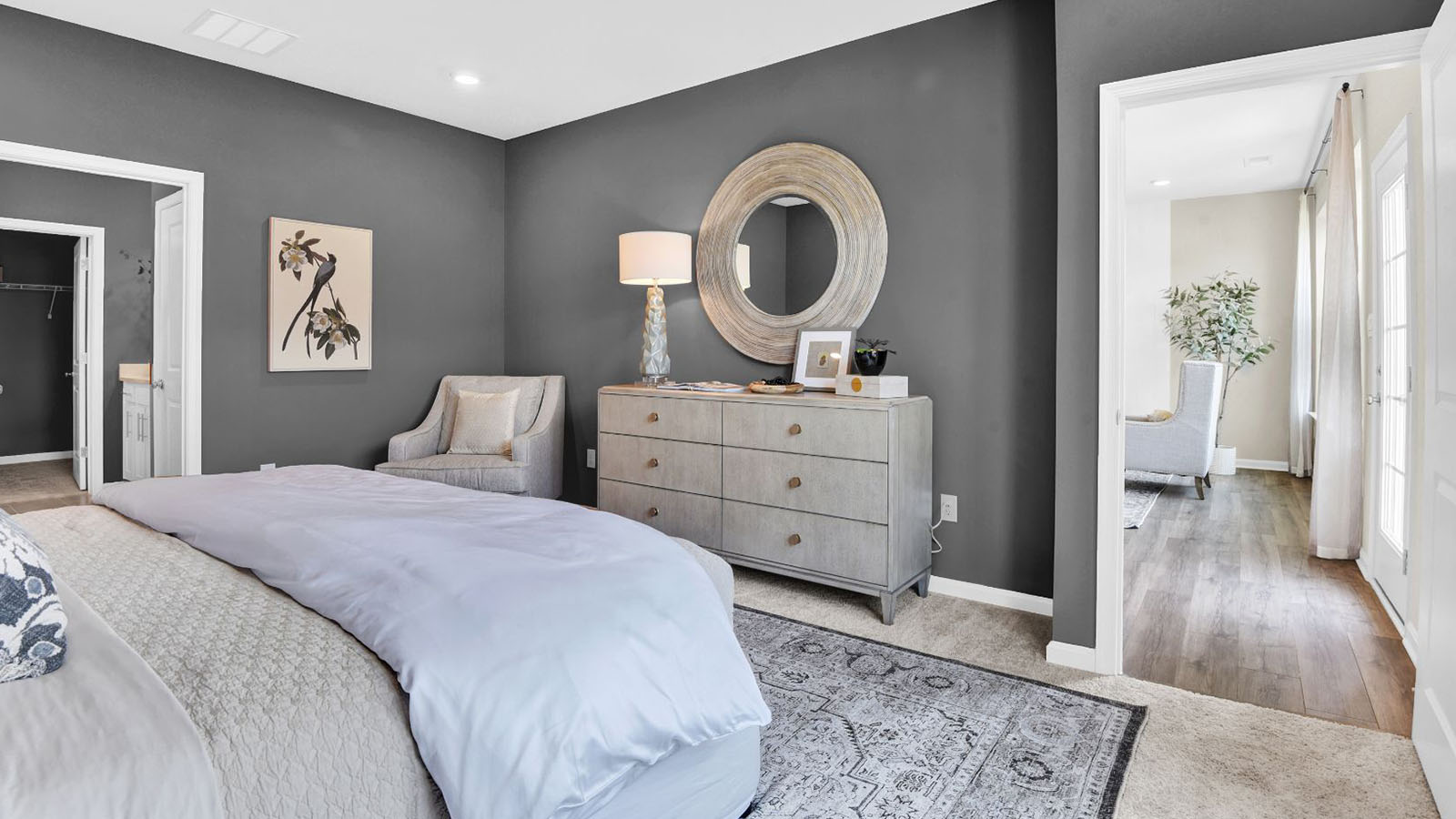 master bedroom on main level