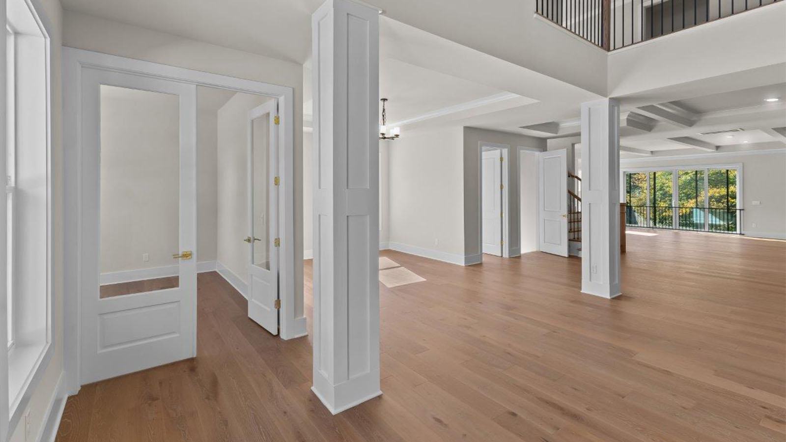 two story open foyer