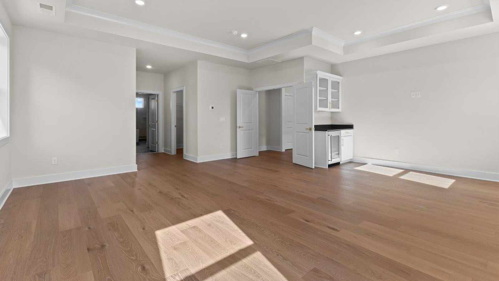 spacious master bedroom