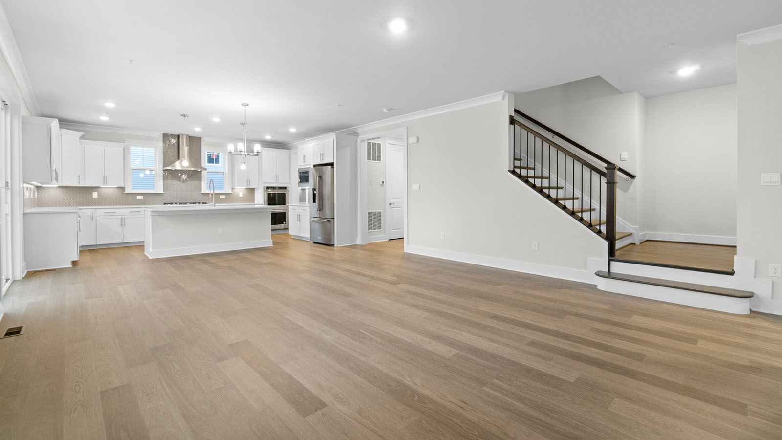 open concept living room