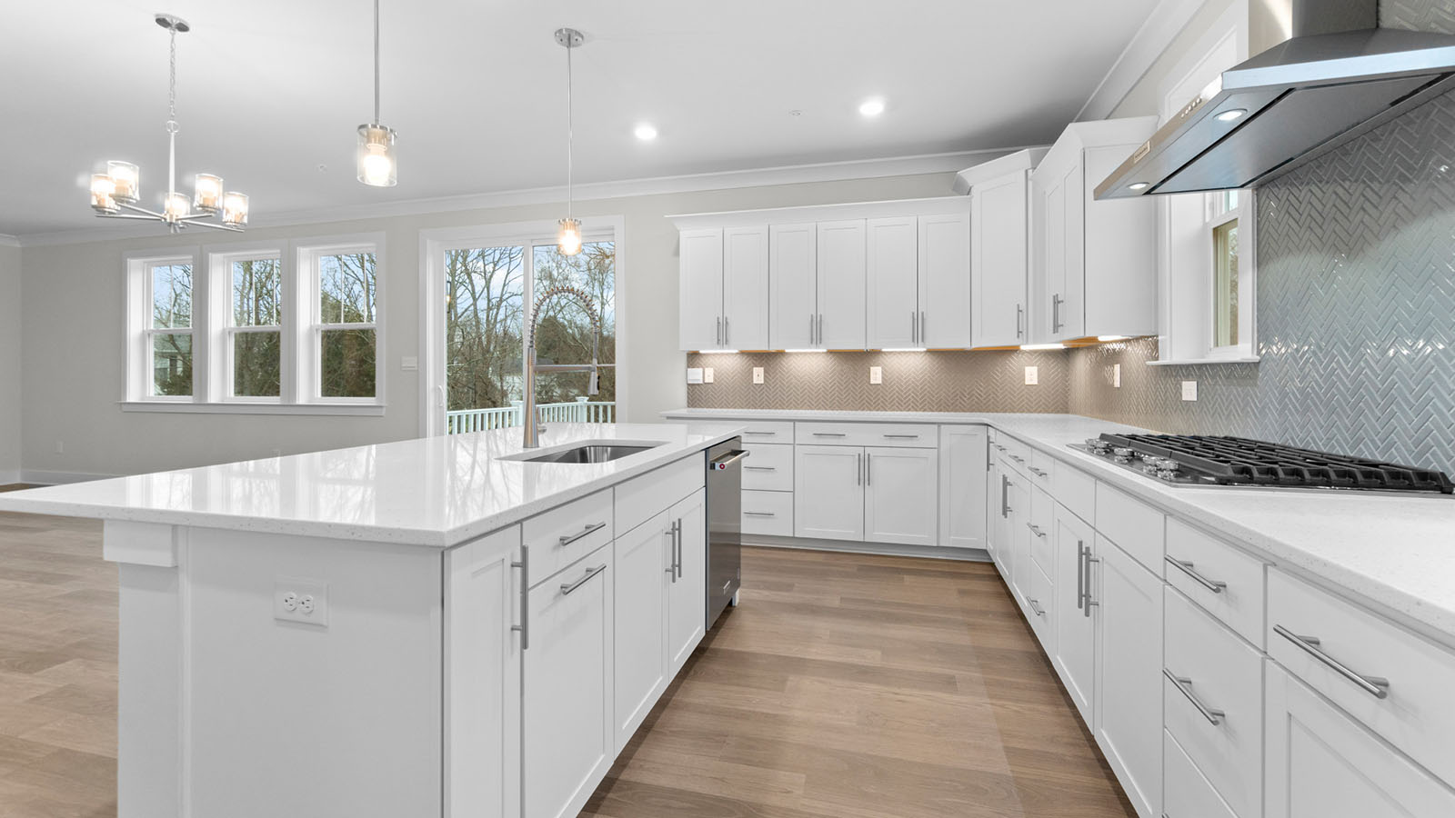 island facing into living room