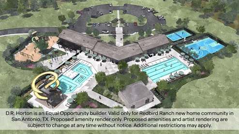 redbird ranch third amenity aerial render