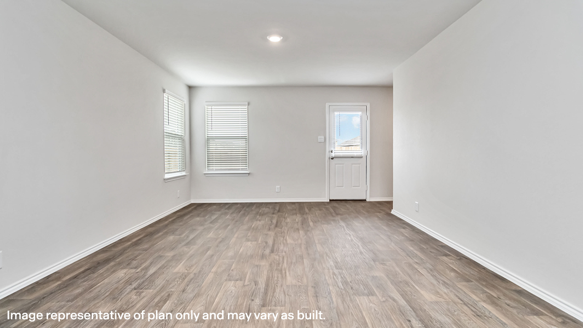 living room with hard surface flooring