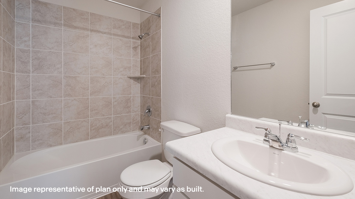 secondary full bathroom