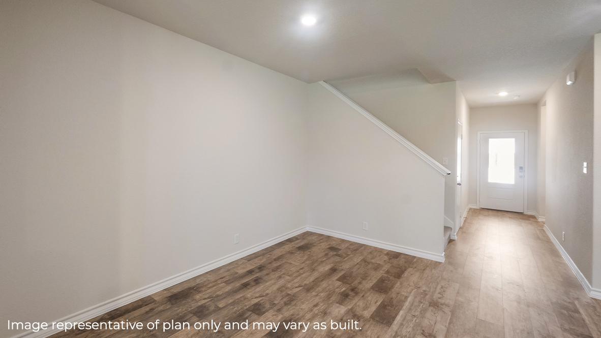 entryway leading to open concept dining area