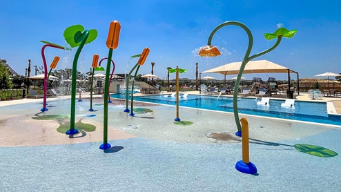 splash pad and lazy river