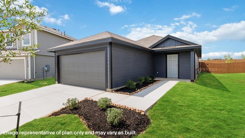 the estero floor plan, 4 bedrooms, 2 bathrooms, 2 car garage, single story