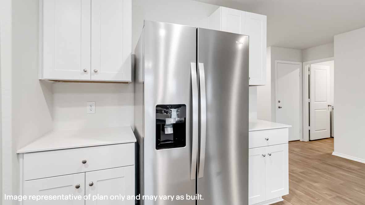 spacious kitchen with stainless steel appliances