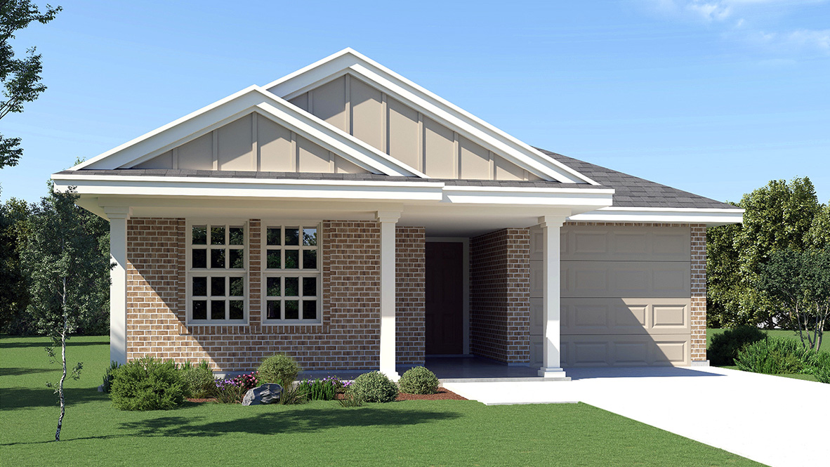 DR Horton San Antonio Riverstone at Westpointe elevation d exterior